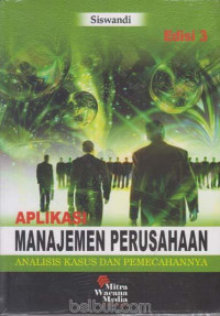 Image of Aplikasi manajement perusahaan : analisis kasus dan pemecahannya