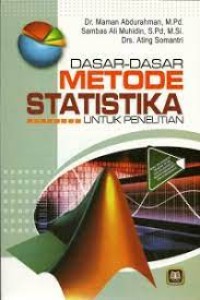 Image of DASAR-DASAR METODE STATISTIKA UNTUK PENELITIAN