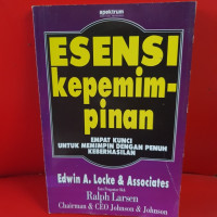 Image of Esensi kepeminpinan