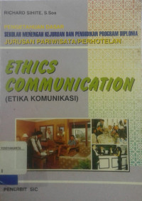 Image of Ethics communication : etika komunikasi
