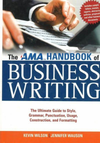 Image of The ama Handbook of BUSINESS WRITING
